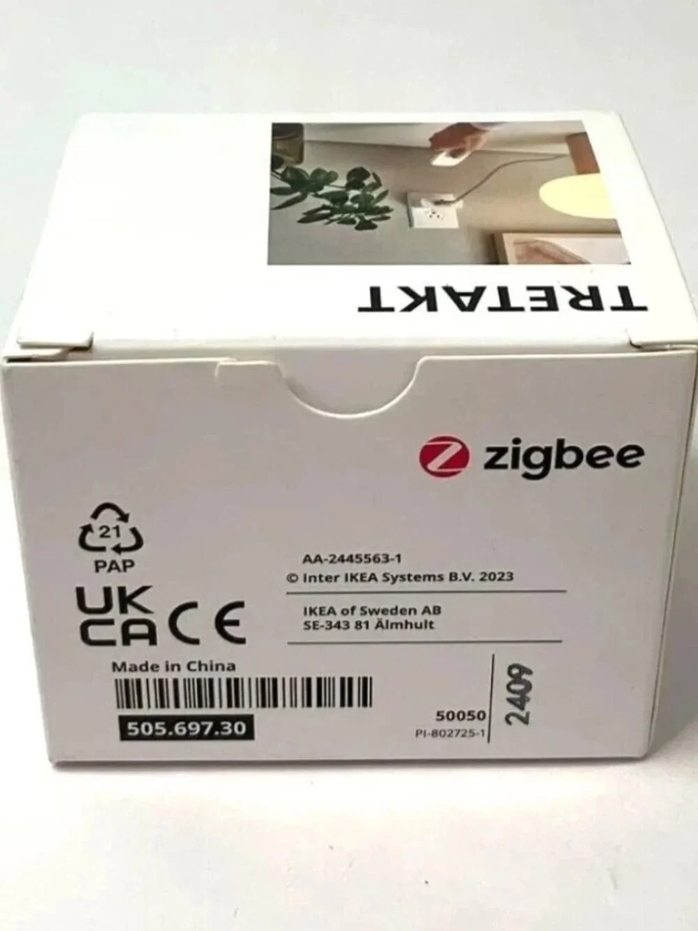 TRETAKT 505.697.30/50569730 Plug with remote control, smart
